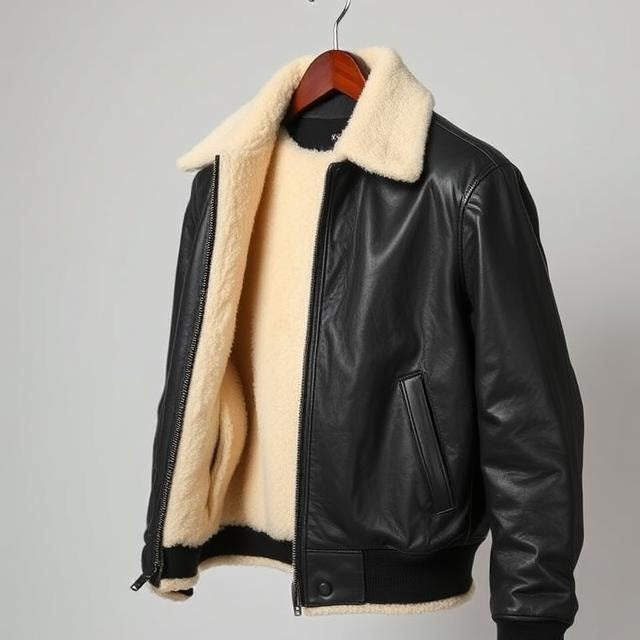 Midnight Maverick Shearling Jacket